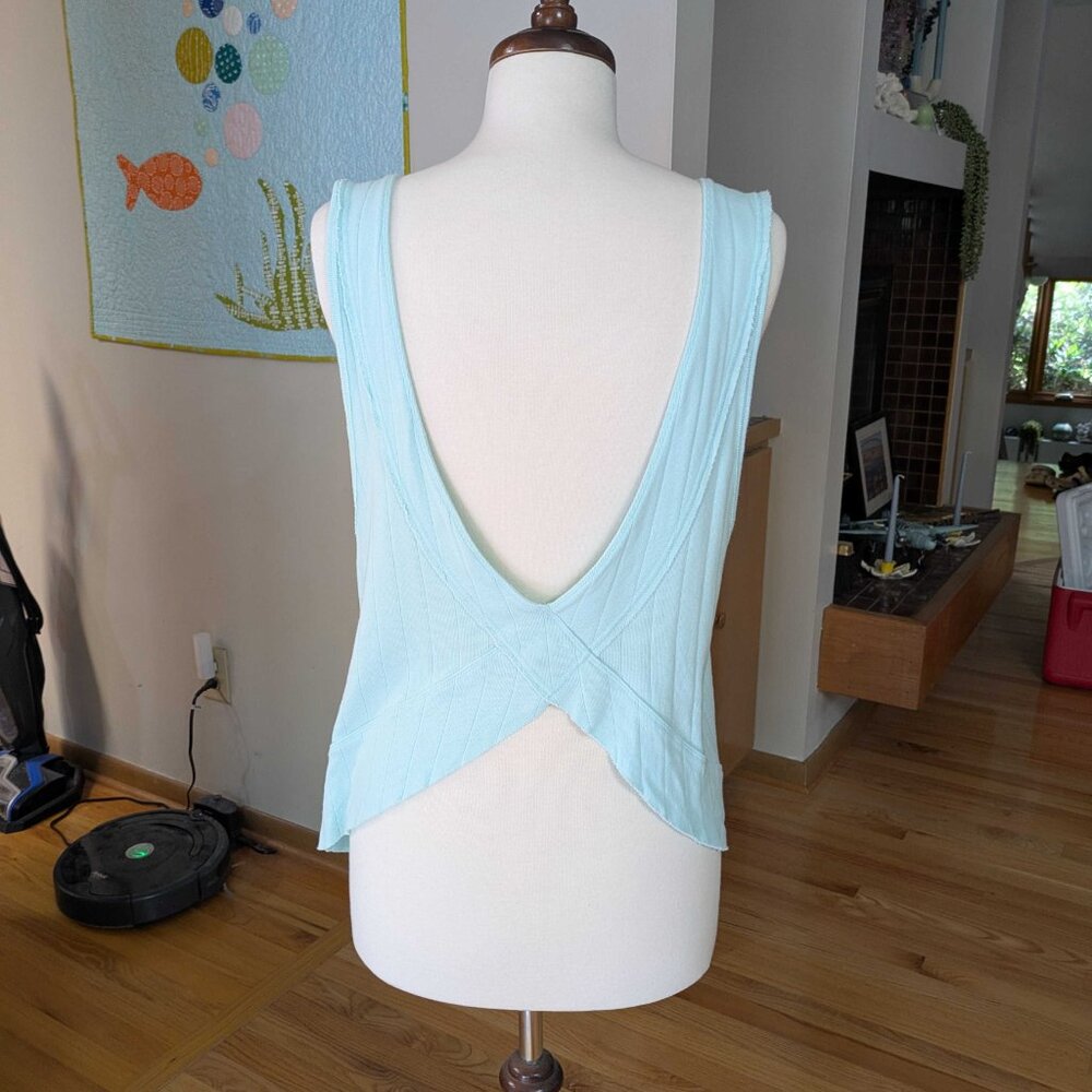 Free People - We the Free - Mint Green Sleeveless Top - Picture 3 of 8